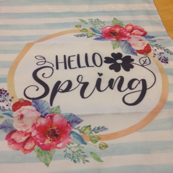 Welcome Spring Garden Flag, Floral - Picture 3 of 3